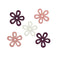 Fabric Glitter Flower Embellishment